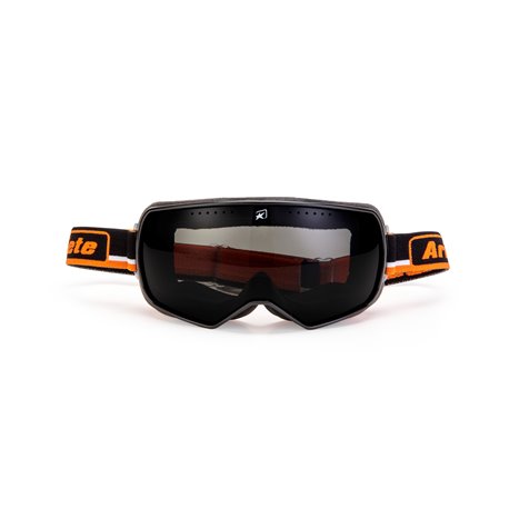 Ariete, MX brýle Feather Cafe Racer, pásek oranžová/černá/bílá, kouřové sklo