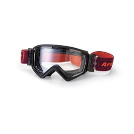 Ariete, MX brýle Mudmax EASY, barva černá / červená, sklo Anti Fog, Anti Scratch, UV, pěna 3 vrstvy