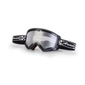 Ariete, MX brýle Mudmax RACER (CAFE RACER), barva černá, sklo Anti Fog, Anti Scratch, UV, Roll-Off Ready, pěna 3 vrstvy