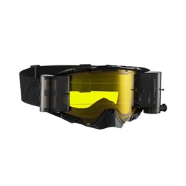Leatt, brýle Velocity 6.5 ROLL-OFF Goggle BLACK/GREY LENS YELLOW 70% -, barva černá/šedá, zrcadlové kouřové sklo