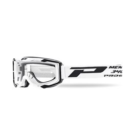 Progrip, MX brýle PG3400-101 RO MENACE ROLL OFF, barva bílá (brýle PG3400 se systémem Roll Off PG3268)