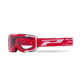 Progrip, MX brýle PG3400-107 RO MENACE ROLL OFF, barva červená (brýle PG3400 se systémem Roll Off PG3268)