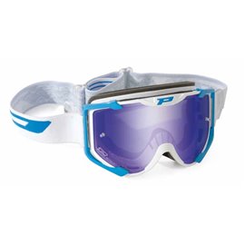 Progrip, MX brýle PG3400-274 FL MENACE, barva modrá/tyrkysová (sklo PG3246 modré zrcadlové Antiscratch, No Fog, Anti UV