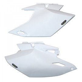 UFO, podsedlové tabulky, Yamaha WRF 450 '12-'13 bílá barva