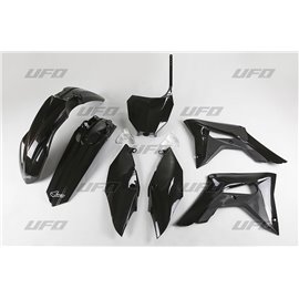 UFO, sada plastů, Honda CRF 250R '18-'20, CRF 450R '17-'20 černá barva