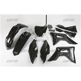 UFO, sada plastů, Honda CRF 250R '18-'19, CRF 450R '17-'19 s víkem vzduchového filtru, černá barva