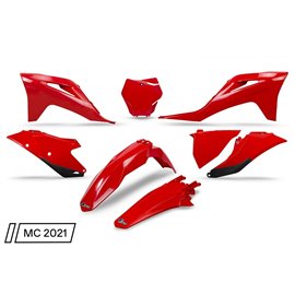 UFO, sada plastů, GAS GAS MC / MC-F / EX / EX-F '21 červená barva