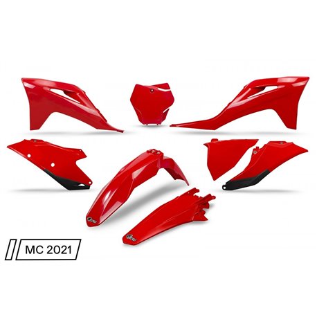 UFO, sada plastů, GAS GAS MC / MC-F / EX / EX-F '21 červená barva