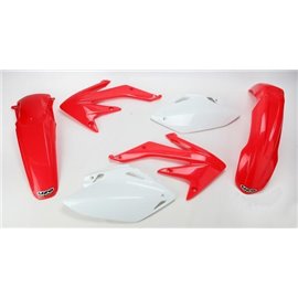 UFO, sada plastů, Honda CR 50 '04-'10 barva OEM (bílá/červená)