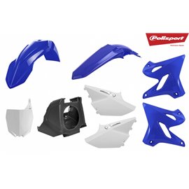 Polisport, sada plastů, Yamaha YZ 125/250 02-14 (restyling na model 2015) barva OEM (bílá/modrá/černá)
