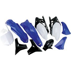 UFO, sada plastů, Yamaha YZF 450 '10 barva OEM (modrá/bílá/černá)