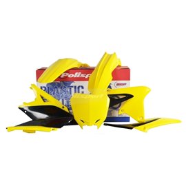 Polisport, sada plastů, Suzuki RMZ 250 `10-18 žlutá barva OEM