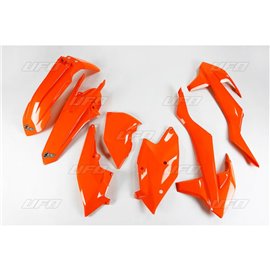 UFO, sada plastů, KTM EXC/EXC-F '17-'19 oranžová barva FLUO