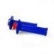 RACETECH MANETKI R20 LOCK-ON (22+25MM) KOLOR NIEBIESKI + 8 ADAPTERÓW ROLGAZU