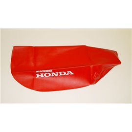 Blackbird, potah sedla, Honda NX 650 DOMINATOR (88 ) Traditional, červená barva logo Honda