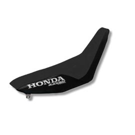 Blackbird, potah sedla, Honda NX 650 DOMINATOR, černá barva, nápis Honda
