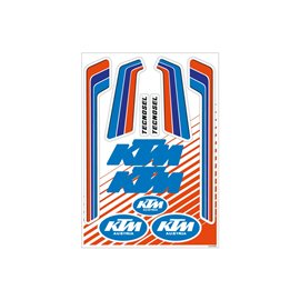 Tecnosel, sada reklamních polepů, logo KTM Vintage