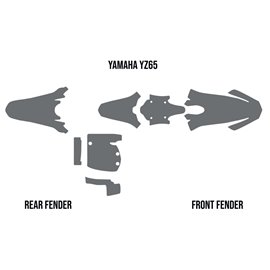 Twin Air, polepy pod blatníky (proti zachycení bláta), Yamaha YZ 65 '19-21' (Mud Deflector Foam)