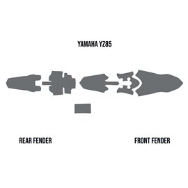 Twin Air, polepy pod blatníky (proti zachycení bláta), Yamaha YZ 85 '15-22' (Mud Deflector Foam)