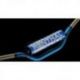 RENTHAL KIEROWNICA 1,1/8 CALA (28,6MM) MX TWINWALL 918 HANDLEBAR BLUE CR HIGH/RICKY JOHNSON PADDED KOLOR NIEBIESKI Z GĄBKĄ