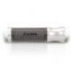 ARIETE MANETKI ROAD ALU-RUB SYSTEM LOCK-ON (125 MM) Z OTWOREM KOLOR SREBRNY