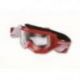 PROGRIP GOGLE PG3300-127 TR VISION KOLOR BIAŁY CZERWONY (SZYBA PG3310 PRZEZROCZYSTA ANTISCRATCH, NO FOG, ANTI UV)