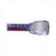 LEATT (nowy kod 2022) GOGLE VELOCITY 6.5 IRIZ GOGGLE GIRAFFE LENS SILVER 50% - KOLOR SZARY/BIAŁY SZYBKA LUSTRZANA SREBRNA