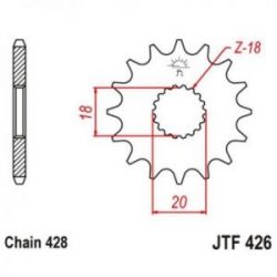 ProX, sada ložisek zadní vidlice, Yamaha YZ 65 '18-20, YZ 80/85 '99-'20 (28-1061)