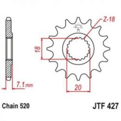 ProX, sada ložisek zadní vidlice, Yamaha YZ 80 '93-98 (28-1062)