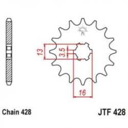 ProX, sada ložisek zadní vidlice, Kawasaki KX 60/65 83-18, KX 80/85/100 95-18 (28-1067)