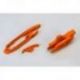 UFO 2021/10 KOMPLET SLIZG + PROWADNICA ŁAŃCUCHA KTM SX 125/150/250, SX-F 250/350/450 '11-15, SX 250 '16, KOLOR POMARAŃCZOWY