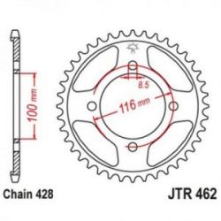 ProX, rozeta 489 50 duralová Kawasaki KX/KXF 125/250/250/450 87-20 (18950) (JTR460.48)