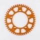 SUNSTAR 2021/12 ZĘBATKA TYLNA ALUMINIOWA (ERGAL) 4486 49 KTM XC 105 '08-09 (ŁAŃC. 428) (448649JT) KOLOR POMARAŃCZOWY