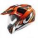 KAPPA 2022/01 KASK KV30 EVO GRAYER DUAL OFF ROAD Z SZYBĄ I BLENDĄ KOLOR POMARAŃCZOWY/CZARNY ROZM. M/58