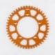 SUNSTAR 2021/12 ZĘBATKA TYLNA ALUMINIOWA (ERGAL) 4486 46 KTM XC 105 '08-09 (ŁAŃC. 428) (448646JT) KOLOR POMARAŃCZOWY