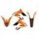 BLACKBIRD KOMPLET NAKLEJEK (OKLEIN) KTM FREERIDE '12-'19 DREAM 4