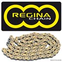 Regina, řetěz 520EBE-ORO (114 článků) TOURING-STREET do 250 ccm zlatý (spojka řetězu) (135EB-ORO/022) (bez o-kroužků)