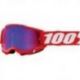 100 PROCENT (2022) FA20 ACCURI 2 GOGGLE RED - MIRROR RED/BLUE LENS GOGLE ACCURI 2 KOLOR CZERWONY SZYBKA NIEBIESKIE LUSTRO STARY