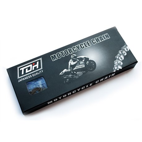 TDH 520UX-118 řetěz (118 článků) X-RING do 750ccm (DO 60KM) modrá barva (520/118)