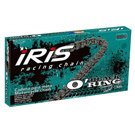 Iris, 520 OR-106 řetěz (106 článků) s O-kroužky (se spojkou), černá barva