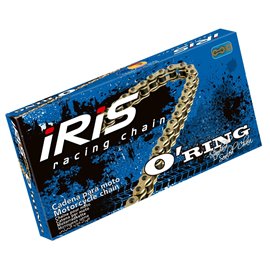Iris 520 OR-126 řetěz (126-článků) O-RING (rozpojený + spojka) zlatá barva (do 600ccm) (34,0KN)