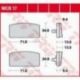 TRW LUCAS ZF KLOCKI HAMULCOWE KH022 ORGANIC BMW R65, R75/6, R75/7, R80/7, R 90S, R100/7, R 100RS/RT/S/T '73-'80 PRZÓD