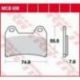 TRW LUCAS ZF KLOCKI HAMULCOWE KH244 ORGANIC HONDA CB 400 SUPER FOUR '97-, BMW R NINE T '16-'18, DUCATI 748/996 '98-'07, MULTISTR