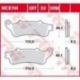 TRW LUCAS ZF KLOCKI HAMULCOWE KH281 SINTER ROAD/TRACK HONDA VFR 800 '98-'05, CB 1100 X-11 '00-'03, CBR 1100XX '97-'08, STX 1300