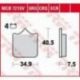 TRW LUCAS ZF KLOCKI HAMULCOWE KH604/4 SINTER TRACK APRILIA RSV 1000 MILE/R '01-'03, RSV 1000R '04-'10, DUCATI 748/749/996/998/99