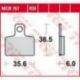 TRW LUCAS ZF KLOCKI HAMULCOWE KH351 ORGANIC GAS GAS TXT 125/200/250/280/300 '04-'11, SHERCO TRIALS 125/250/290/320 '06-, HONDA C