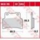TRW LUCAS ZF KLOCKI HAMULCOWE KH432 SINTER TRACK APRILIA RS 125 '07-'13, SL 750 SHIVER/DROSODURO '07-'17, NA 850 MANA '07-'16, S
