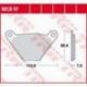 TRW LUCAS ZF KLOCKI HAMULCOWE KH024/2 ORGANIC HARLEY-DAVIDSON FL/FLH/FLHS 1200, FLH/FXB/FXE/FXEF/FXS 1340 '75-'85 PRZÓD/TYŁ