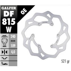 Galfer, brzdový kotouč, zadní, Beta RR 250/300/350 '12-, RR 390/400/430/450/450/498 '14-, XTRAINER 250/300 '15- WAVE (240X1
