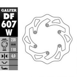 Galfer, zadní brzdový kotouč KTM SX/EXC/LC4 (WAWE )